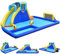 GOPLUS Aufblasbarer Hüpfburg, Wasserpark mit Rutsch&Kletterwand&Wasserkanone&Fußballtor, Planschbecken für Kinder 3-12 Jahre, inkl.Tragetasche, Reparatur-Set, 526x373x203cm (Ohne Gebläse)