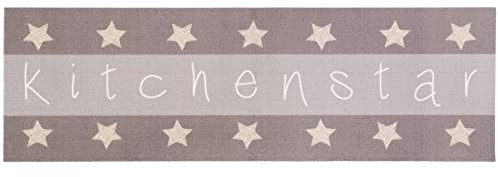 Primaflor Küchenteppich - Hochwertiger Küchenläufer - Robuster Flurteppich - Rutschfester Teppichläufer - 45 x 145 cm - Kitchen Star