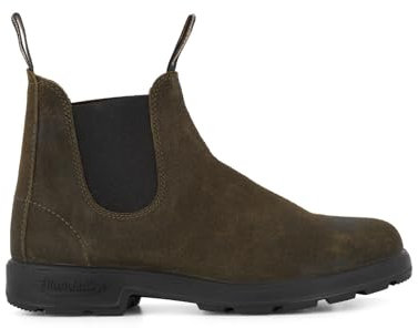 Blundstone 1615 Dunkeloliv Wildleder Chelsea Stiefel 5.5