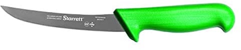 Starrett Professional Stainless Steel Kitchen Boning Knives 6-inch (150mm), Green