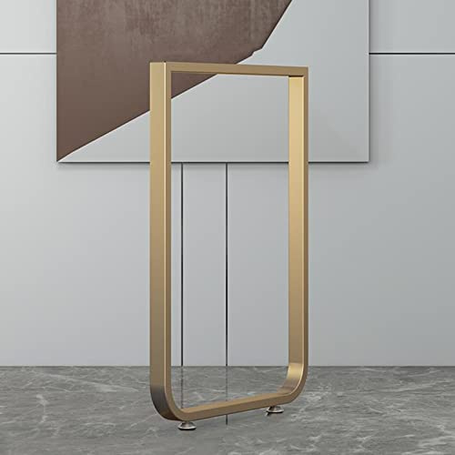 45/55cm Pieds Style Industriel Pour Construction De Table, Pieds De Table Carrés En Métal Pour Table Basse, Pieds De Meubles En Métal Bricolage, Support De Table En Fer (Lot De 1) ( Color : Gold , Siz