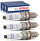 3x Original BOSCH 0241145523 0 241 145 523 Zündkerze Kompatibel mit A1 8X1 8XK 1.4L 2012-2018 A3 8V1 8VK 1.2L 1.4L 2013-2017 Octavia III 5E3 NL3 NR3 1.2L 1.4L 2012-Heute