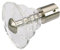 Ourdeco Endstück für Gardinenstangen Luna, Innenlauf, ø 16 mm, 2 Stk edelstahl optik