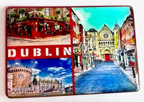 Dublin Magnet Ireland Souvenir Dublin Fridge Magnet Dublin Fridge Magnet Travel Keepsake Dublin Souvenir
