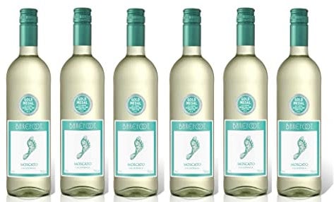 6x 0,75l - Barefoot - Moscato - Kalifornien - Weißwein süß