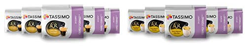 Tassimo Café Dosettes - 120 boissons L'Or Long Classique (lot de 5 x 24 boissons) & Café Dosettes - 120 boissons L'Or Petit Déjeuner (lot de 5 x 24 boissons)
