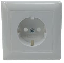 GIRA 492903 Abdeckung für Schuko Steckdose reinweiß