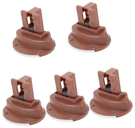 Hemobllo 5sets Undermount Drawer Slides Stopper Kit Drawer Slides Parts for Dresser Easy Installation Rails Runners