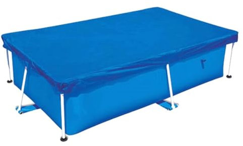 Hochwertige rechteckige Poolabdeckung – 260 x 160 cm – ultimativer-Schutzstoff – langlebige Schwimmbadplane für vollstndige Poolabschirmung-260 x 160 cm