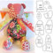 Memory Bear Vorlage Lineal Set mit Anleitung - Schnittmuster-Vorlage Acryl Quilting Vorlage Schneideset Memory Bear Schnittmuster Vorlage Home Sewing Art Handwerk für Geschenk 10 Stück (D-25,4 cm)