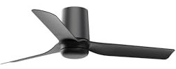 FARO BARCELONA 33834 - MINI PUNT TUB S Ventilador negro DC