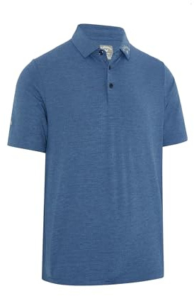 Callaway Apparel Herren Emea Ss Ventilated C Polohemd, Peacoat, XXL