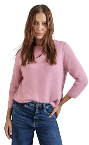 STREET ONE Damen A302893 Feinstrickpullover, Sunrise Pink Mel., 40 EU