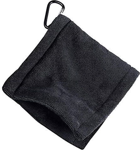 AGONEIR Wasseraufnahme Sauberer Golfschläger Für Kopfwischtuch Reiniger Quadratisches Mikrofaser Golfball Reinigungstuch Mit Karabiner H