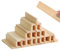 30 Stück Holzklötzchen zum Basteln 100 x 20 x 7mm Bastelklötzchen Holzleiste Bastelholz Klötzchenmann, Klötzchen zum Basteln Bastelholz Klötzchen Hölzchen für DIY Projekte und Deko