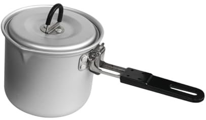 harayaa Campingtopf, Kochgeschirr, Geschenk mit Aufbewahrungstasche, Vielseitig Einsetzbar, mit Faltbarem Griff Und Deckel, Kochtopf für Lagerfeuer, Wandern,