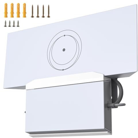 XMoving Starlink Gen3 Router Wall Mount, Aluminum Mesh Mounting Kit for V3 REV4 & High Performance, Wall Holder Stand with Cable Manager Accessories, White
