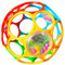 Bola de agarre para bebés de silicona O Ball clásica pelota de entrenamiento para bebés adecuada para hombres y mujeres, recién nacidos, bolas para niños, diseño flexible y fácil de agarrar