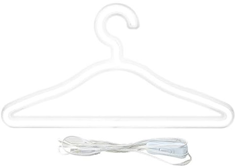 Neonschild Kleidung - USB Powered Clothes Stand, Mehrzweck Praktische Kleiderbügel | Tragbarer LED Light -Kleidungsbügel, LED -Kleiderbügel, Einzigartige Dekoration Für Heimzimmer Für Hemden, Hosen, S