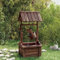 Générique Puits à Souhait avec Pompe 57x50x112 cm Bois de Sapin Massif,Décorations,Fontaines & bassins,Fontaines & cascades-363337