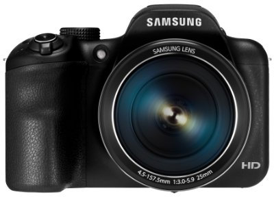 Samsung WB1100F 16.2MP CCD Smart Wi-Fi & NFC Digital Camera with 35x Optical Zoom, 3.0-Inch LCD and 720p HD Video Black (Renewed)