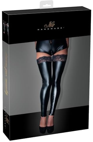Schwarz Handmade 25402901021 Wetlook Sexy Lingerie Kleidung unten mit Schnürung