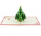 3D KARTE Weihnachtsbaum I Pop-Up Grußkarte zu Weihnachten I Außergewöhnliche Weihnachtskarte mit geschmücktem Tannenbaum