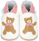 Juicy Bumbles Lauflernschuhe Mädchen Krabbelschuhe Babyschuhe/Rosa Teddybär 12-18 Monate (Größe 22/23)