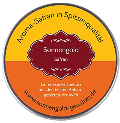 Sonnengold Safran-Fäden, Top-Qualität - Spitzenkategorie 1 (2 Gramm)