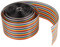 Cavo piatto del nastro 7 pin IDC cavo arcobaleno, 28 AWG Multicolor Flessibile Rainbow Jumper Cable, Resistenza alle alte temperature dei cavi isolati 300V(5 meter long)