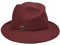 Mayser Twisted Crown Wollhut Wollfilzhut Filzhut Damenhut Damen - Made in The EU Winter Herbst-Winter - One Size rot