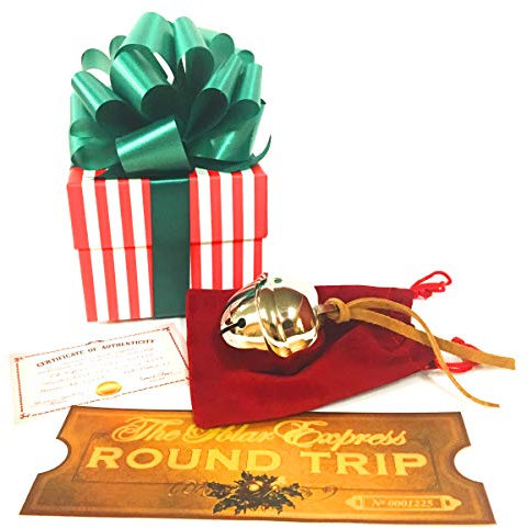 LILYDEAL Polar Exp Schlittenglocke Geschenkset mit Hin- und Rückfahrticket (1)
