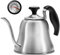 Chefbar Tea Kettle with Thermometer for Stove Top Gooseneck Kettle, Pour Over Coffee Kettle, Goose Neck Tea Pot Stovetop, Hot Water Heater for Camping, Home & Kitchen, Stainless Steel - Small 28oz