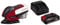 Einhell Ponceuse multifonctions TE-OS 18/150 Li-Solo Power X-Change (18 V, 24 000 oscillations/min, bac collecteur de poussière, avec 6 feuilles abrasives) avec Chargeur et Batterie 2,5Ah