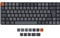 Keychron K3 Ultra-Slim 75% ISO-UK-Layout Wireless Bluetooth/Wired USB Mechanical Keyboard,84 Keys Hot Swappable Low-Profile Optical Brown Switch White LED Backlit for Mac Windows-Version 2