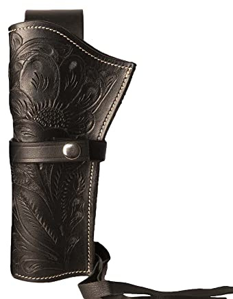 Wonder Care_ Holster aus echtem Leder mit Western-Werkzeug für Linkshänder 44. 22 .38 .45 .357. 356. 358. Kaliber 4 Zoll bis 8 Zoll Langlauf Schwarzes Pistolenhalfter