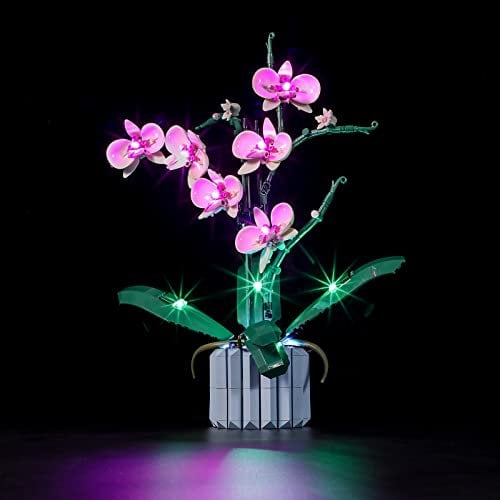 BRIKSMAX Kit di illuminazione a led per LEGO Creator Expert Orchidea - Compatible with Lego 10311 Modello di blocchi predefiniti- Non includere il set Lego
