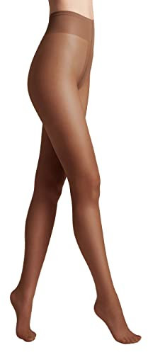 Conte elegant TOP SOFT 20 DEN Collants Femme pour Peau Sensible avec Vitamine E - Collants Fins avec Souples - Semi-Mat Finis - Ultra Résistant -Moka taille 4