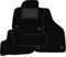 Fußmatten kompatibel mit Seat Leon 1P 2009-2012 ohne Dekoration, personalisiertes Automatten-Set, Teppich-Set, Autoteppich