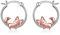 VONALA Tier Creolen Ohrringe, 925 Sterling Silber Fuchs Schmuck für Damen Mädchen (Fuchs)