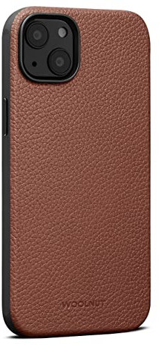 Woolnut Leather Case Cover for iPhone 14 Plus - Cognac