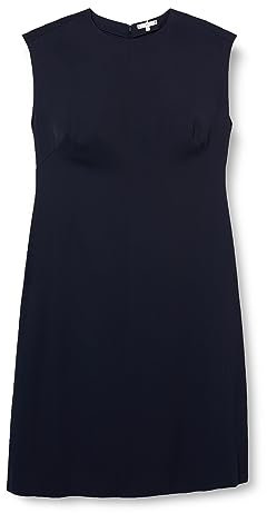 Tommy Hilfiger Damen Hemdkleid Cap Sleeve Maxi-Länge, Blau (Desert Sky), 54
