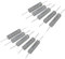 KVSERT 10 x 10 W 20 Ohm 5 % Keramik Zement Widerstand 10 Watt