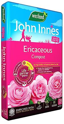 28L John Innes Ericaceous Compost - Gardening Soils for Outdoor and Indoor Planting - Small to Large Plants - Promotes Rooting and Plant Health