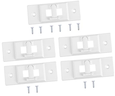 Housoutil 5st Schalterabdeckung Schalterplattenabdeckungen Wandplattenabdeckungen Wandschalterschutz Lichtschalterschutz Lichtschalterplatten Steckdosenabdeckung Weiß Kind Abs Anti-schock
