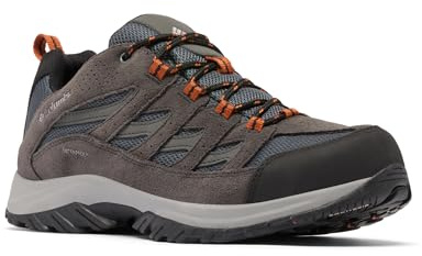 Columbia Mens Crestwood Waterproof, Graphite/Dark Adobe, 7.5