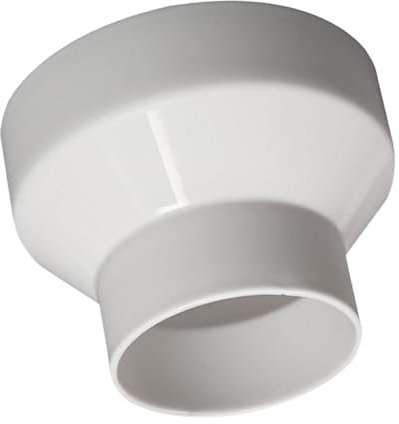 Gralara Air Duct Adapter 100mm to 75mm Pipe Fitting for Kitchens Ventilation System