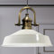 bamyum Asletl-Finke Hängelampe Industrial Vintage Ø41 cm, Küchenlampe Hängend Vintage, Pendelleuchte Esstisch Vintage, Hängelampe Esstisch, Wohnzimmerlampe, Pendelleuchte Weiß Metall, Küchenlampe