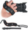 Spider Holster - SpiderPro Camera Hand Strap v2 with Snap Assembly and Optional Wrist Strap – DSLR and Mirrorless Compatible (Black Leather + Orange Trim)