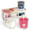 TRINIDa Candles Gifts for Women, 3 Birthday Candle Gift Set 45Hrs, Votive Candles Birthday Gifts for Women & Men, White, Red, Black